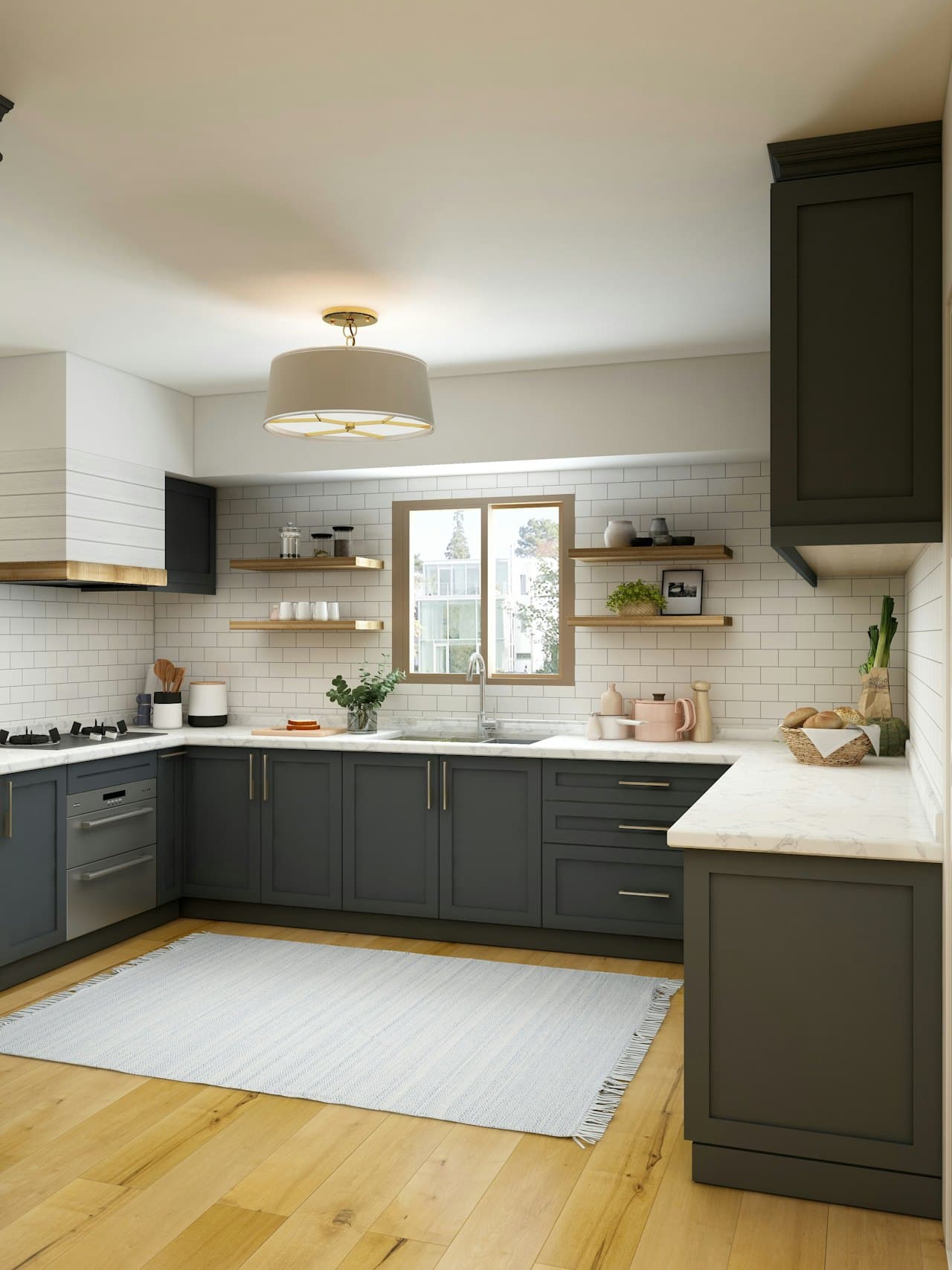 Remodeled kitchen