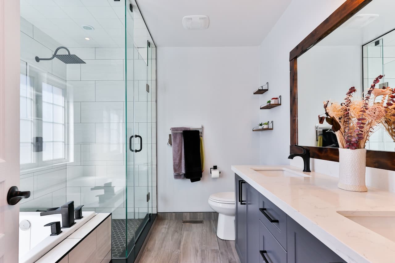 Renovated bathroom