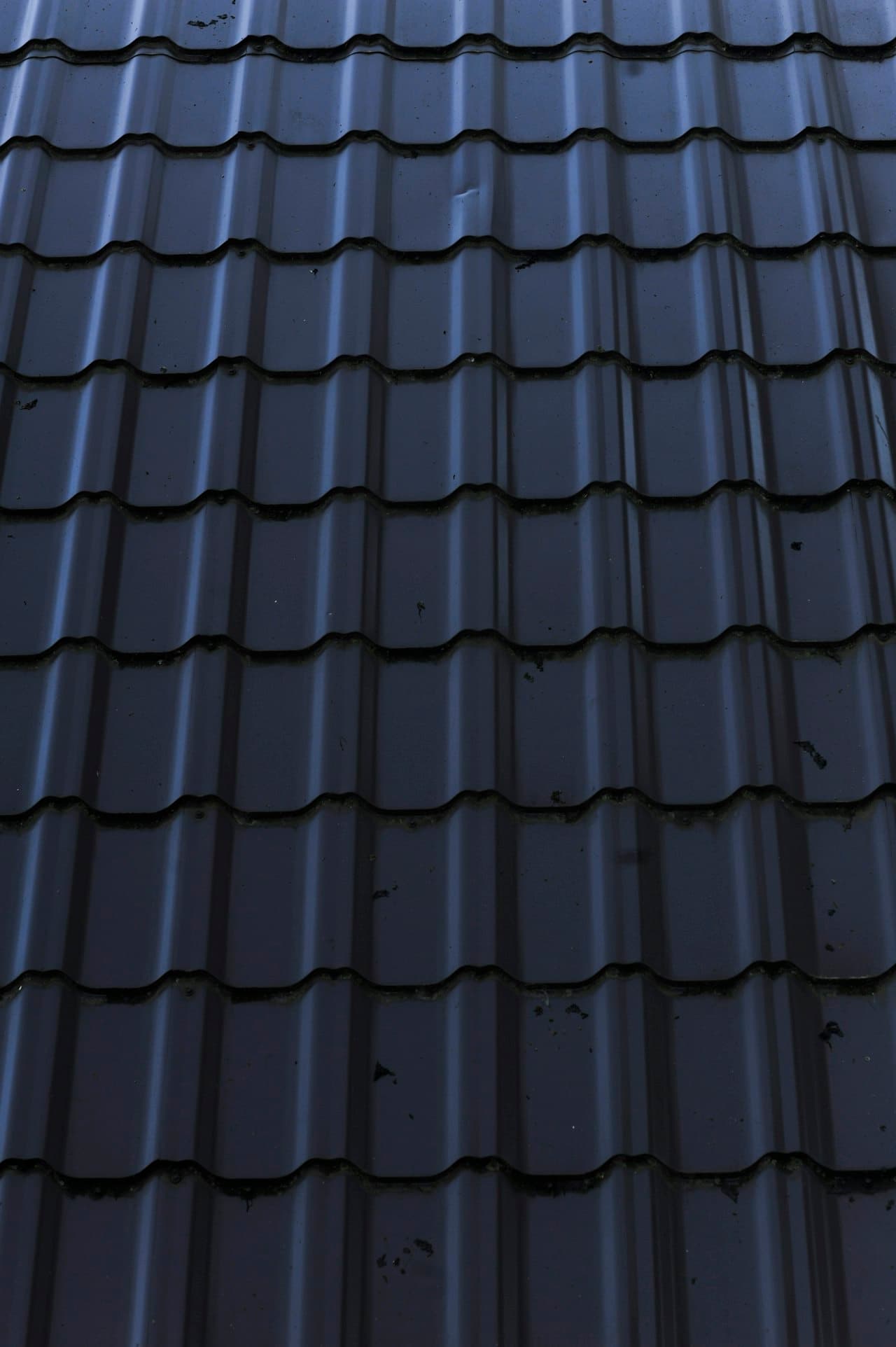 Completed metal roof