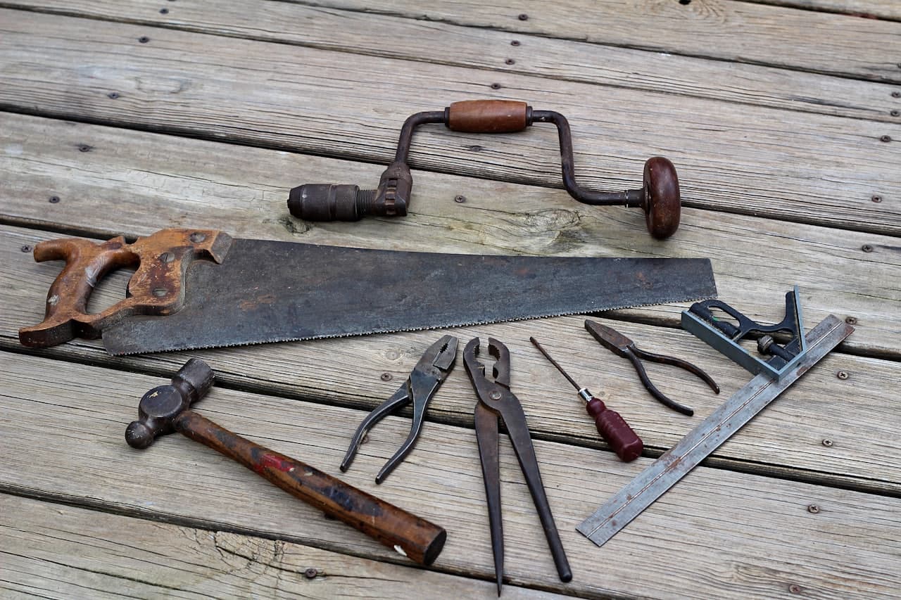 Craftsman completing a home repair